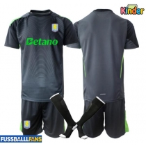 Aston Villa Torwart Heimtrikotsatz Kinder 2025-26 Kurzarm (+ Kurze Hosen)